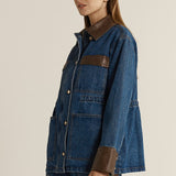 Niamh Denim Jacket - Mid Blue