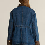 Niamh Denim Jacket - Mid Blue
