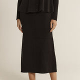 Vale Knit Skirt - Black