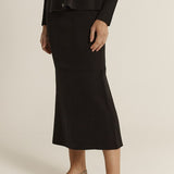 Vale Knit Skirt - Black