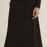 Vale Knit Skirt - Black