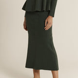 Vale Knit Skirt - Khaki