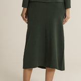 Vale Knit Skirt - Khaki