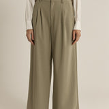 Roan Pleat Front Pant - Sage