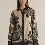June Collared Shirt - Shadow
