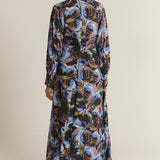 Alix Fit and Flare Dress - Blurred Floral