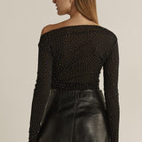 Sora Studded Top - Black