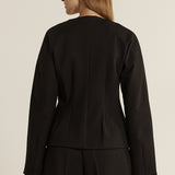 Pia Ponte Jacket - Black