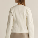 Pia Ponte Jacket - Cream