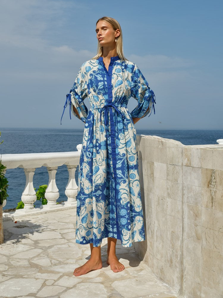 Dominica Dress in Oceania | Fate + Becker - view 2