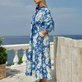 Dominica Dress in Oceania | Fate + Becker - view 3