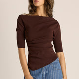 Estelle Drape Neck Top