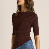 Estelle Drape Neck Top