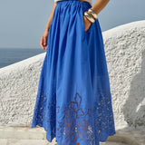 Cosette Skirt - Cobalt