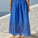 Cosette Skirt - Cobalt