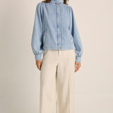 Lila Denim Bubble Jacket - Light Wash