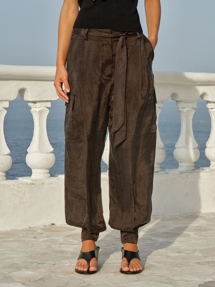Esti Balloon Jogger in Black | Fate + Becker - view 2