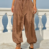 Esti Balloon Jogger in Tan | Fate + Becker