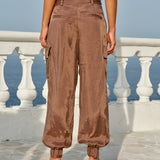 Esti Balloon Jogger in Tan | Fate + Becker - view 3