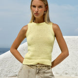 Luella Knit Tank - Lemon