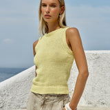 Luella Knit Tank - Lemon