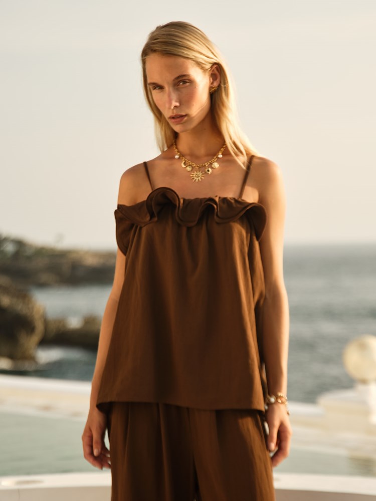 Mireya Tank in Cinnamon | Fate + Becker - view 2