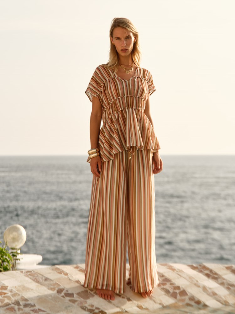 Ophelia Top in Sandbar Stripe | Fate + Becker
