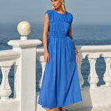 Callista Midi Dress in Cobalt | Fate + Becker