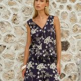 Camilla Tank in Navy | Fate + Becker