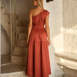 Seraphina Maxi Dress - Red Clay