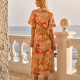Elodie Midi Shirt Dress in Petal | Fate + Becker - view 3