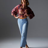 Berry Kiss Blouse - Floral