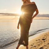 Everlyn Metallic Jersey Dress - Multicolour