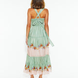 Hollyhock Maxi Dress - Floral Eye