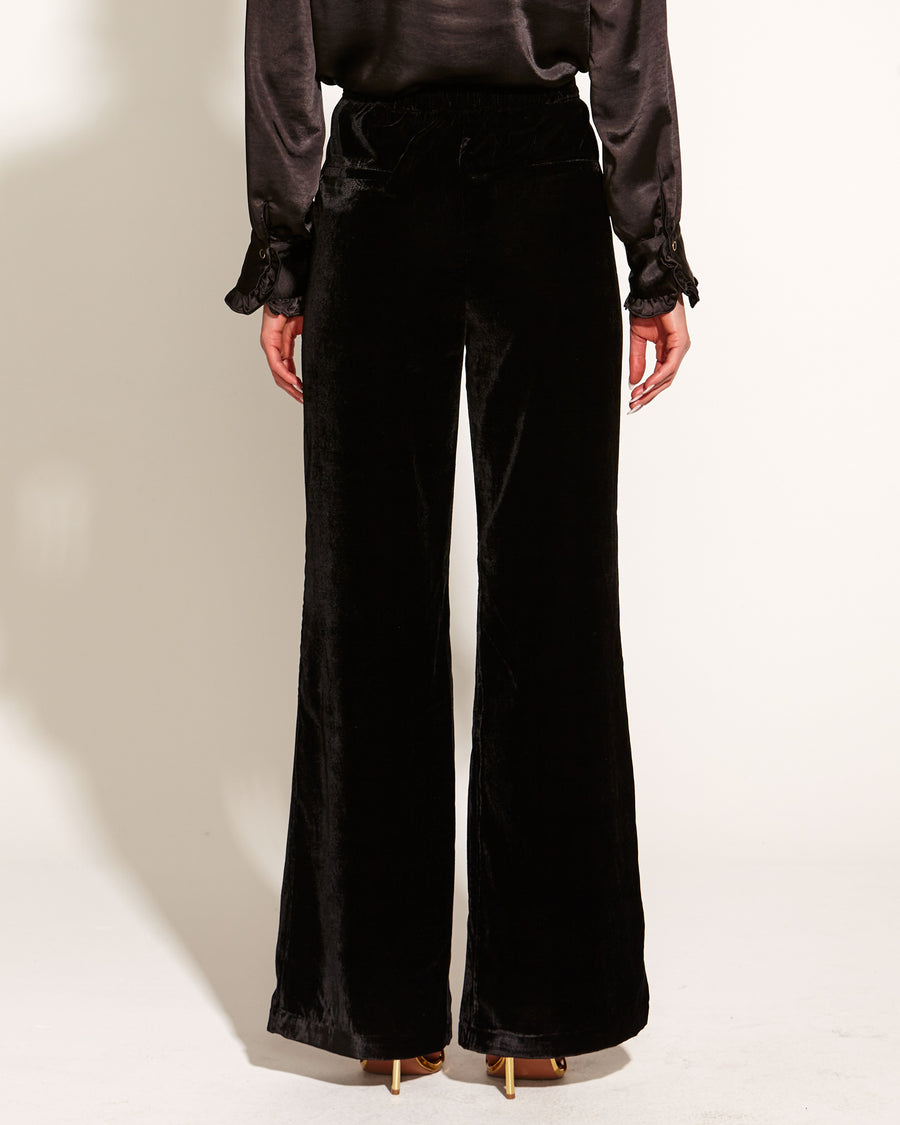 Mustang Sally Wide Leg Velvet Pants - Black – FATE+BECKER