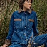 Niamh Denim Jacket - Mid Blue