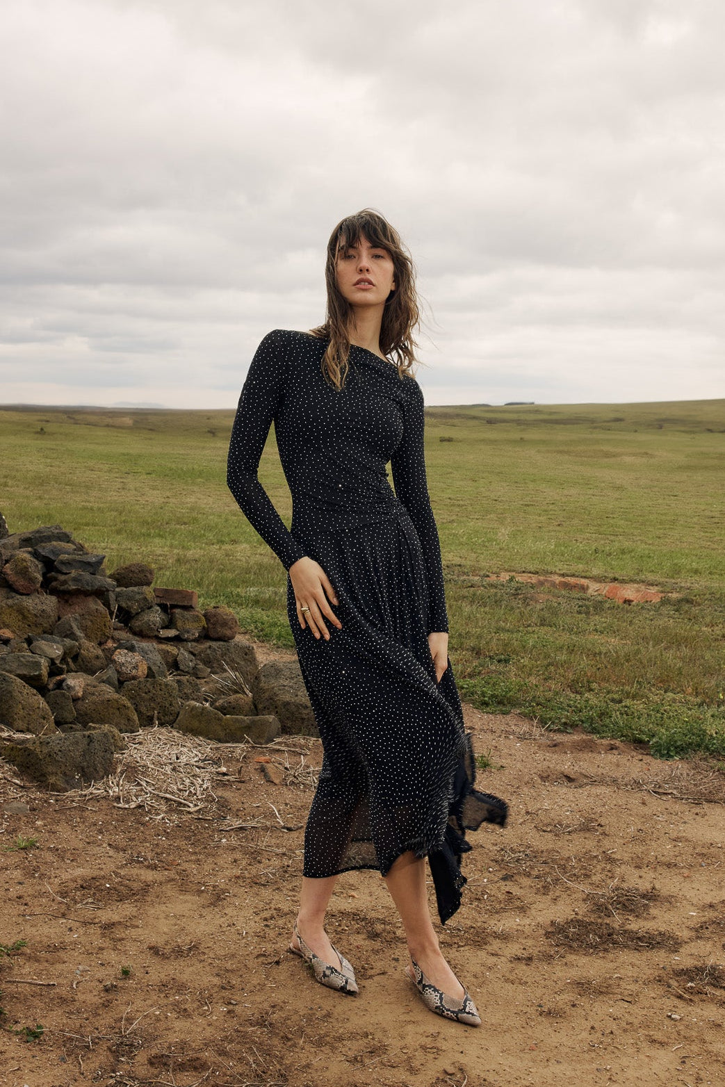 Sora Studded Dress - Black | Fate & Becker Sora Studded Dress - Black | Fate & Becker