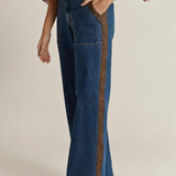 Niamh Denim Pant - Mid Blue