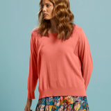 Celestial Knit Top - Coral