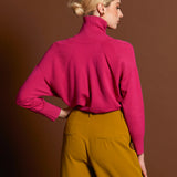 Tenderly Cut-out Knit - Magenta