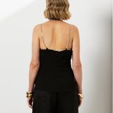 Dance Twist Front Top - Black