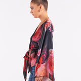You're Enough Wrap Top - Floral