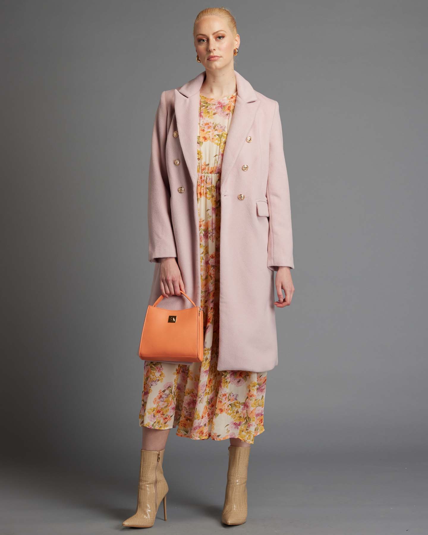 Pink 2025 military coat