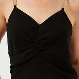 Dance Twist Front Top - Black